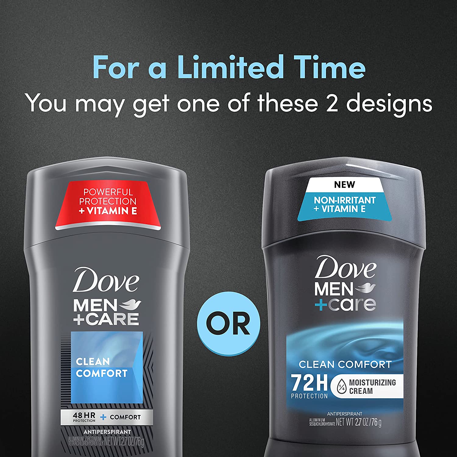 Dove Men+Care Antiperspirant Deodorant Stick Clean Comfort 4 Count 72-Hour Sweat & Odor Protection Antiperspirant for Men With 1/4 Moisturizing Cream 2.7 oz - Image 3